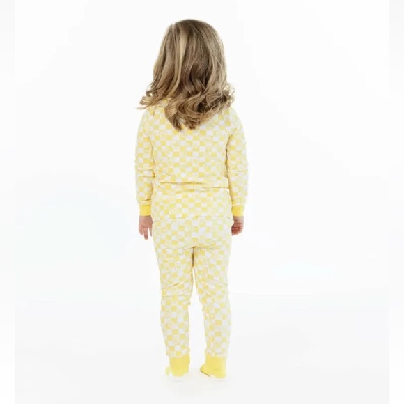 (2) SLEEP ON IT Floral Print & Check 3-Piece Pajama & Sock Set Toddler Girls - Picture 10 of 16